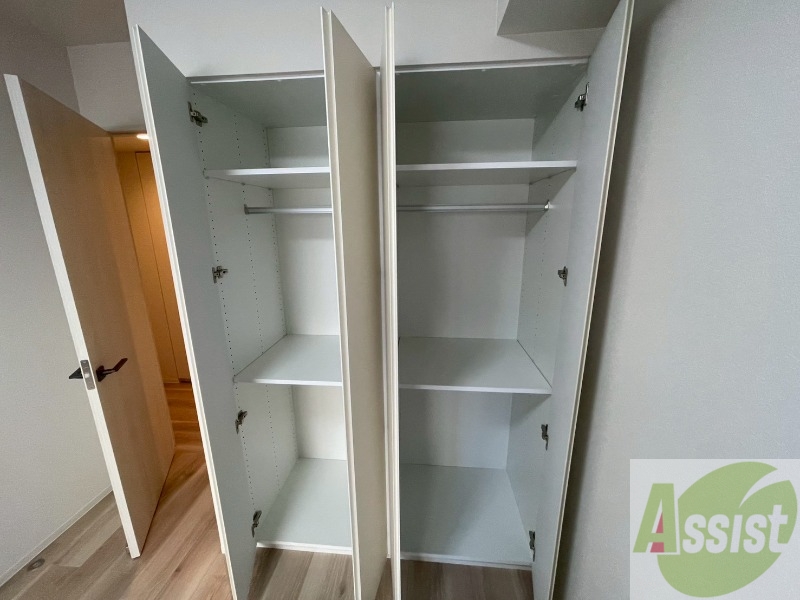 収納　収納もバッチリあるのでお部屋が片付きますよ！