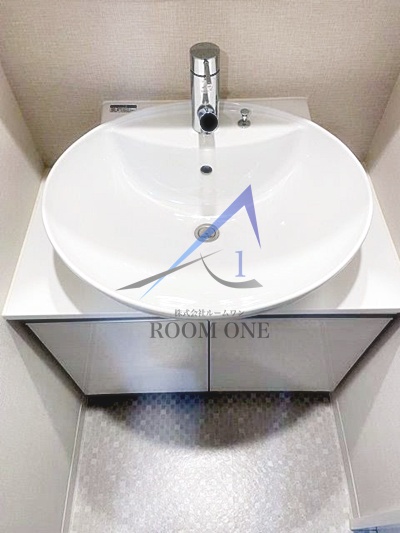 洗面設備　洗面台です。