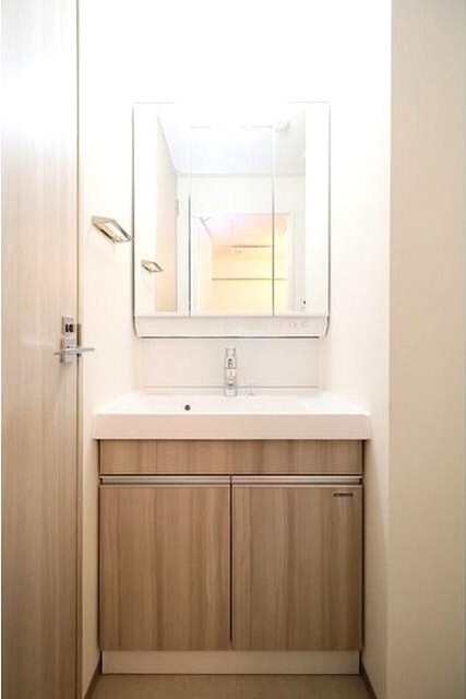 洗面設備　追焚機能付きです