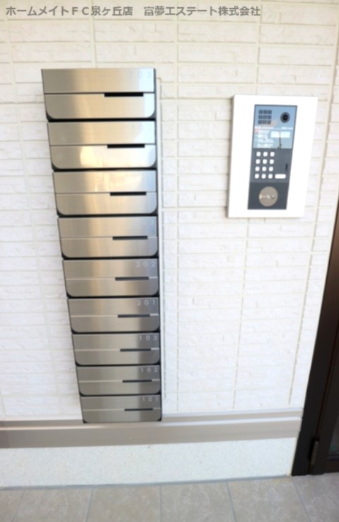 セキュリティ　オートロック＆メールボックス