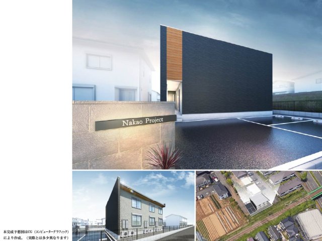 建物外観　本完成予想図はCGにより作成。（実物とは多少異なります）