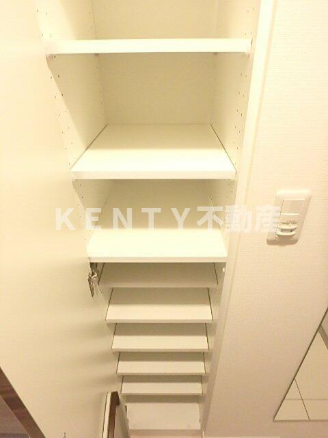 収納　十分な収納スペースがあります