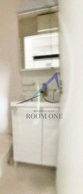 洗面設備　独立洗面台です。