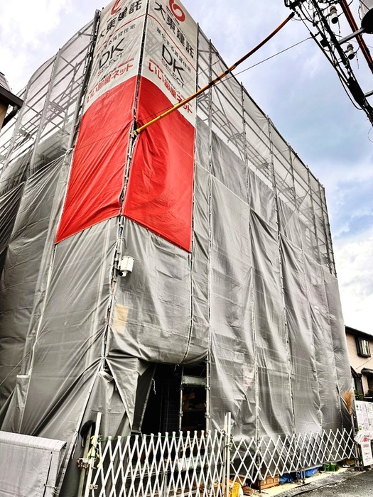 建物外観　建築中