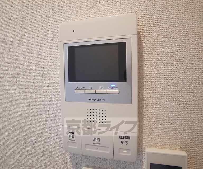 セキュリティ　カメラ付きインターホン。