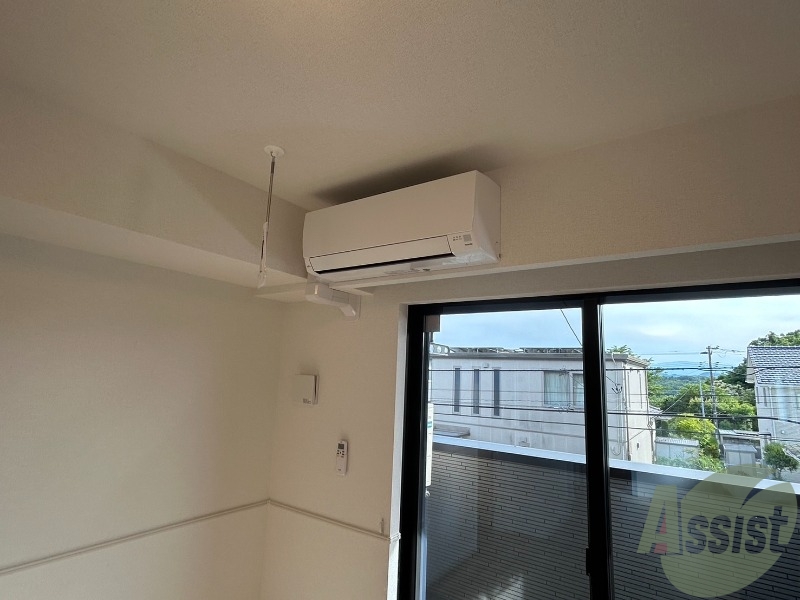 その他設備　エアコン一つで夏場も冬場も快適に過ごせそうですね。