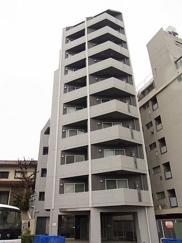 建物外観　２００９年完成！総タイル貼りの重厚感あふれる外観