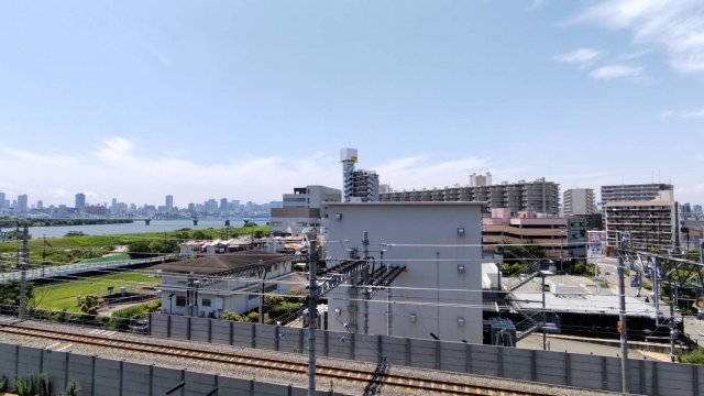 眺望　バルコニーからの景色です