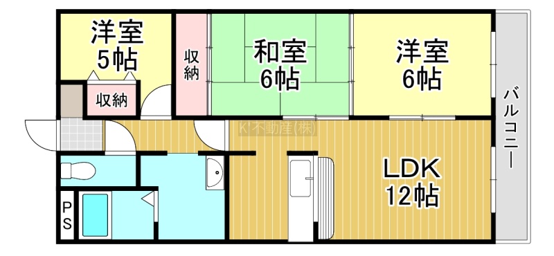 Jステージ若草の間取り写真