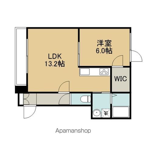 ＪＲ室蘭本線 青葉駅 徒歩28分 2階建 築13年の間取り写真