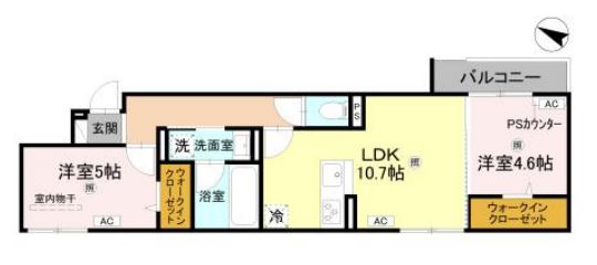 D-residence岡町の間取り写真