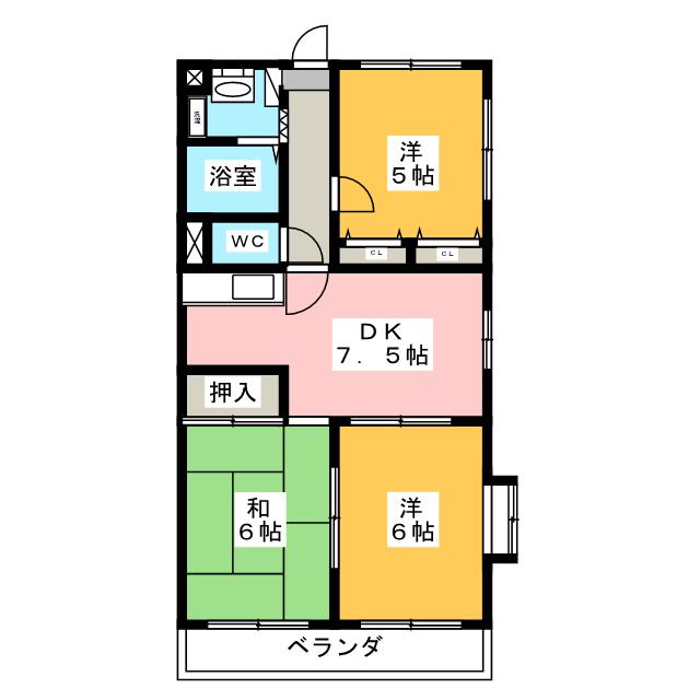 プランドールの間取り写真