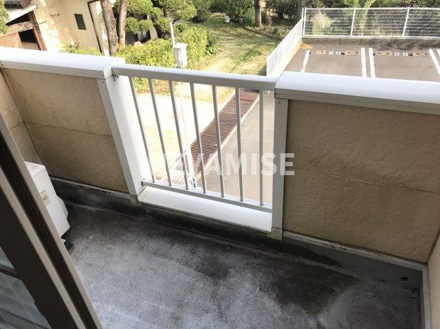 バルコニー　※写真は別号室のもの※