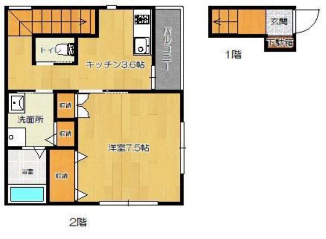 Sourire坂東の間取り写真