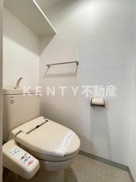 トイレ　ゆったりとした空間のトイレです