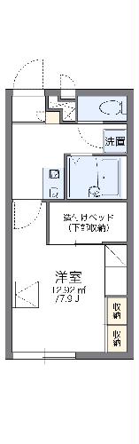 レオパレス姫神の間取り