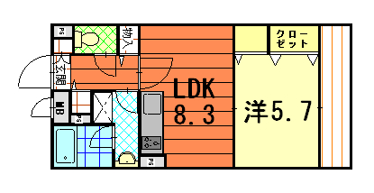 ダイアパレス新照院の間取り