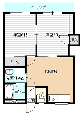 ラ・メゾンＴＫの間取り