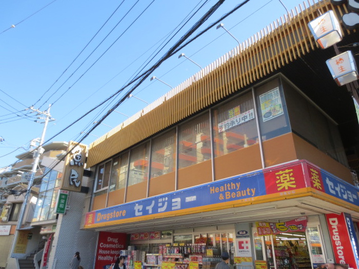 ドラックストア　くすりセイジョー柿生駅前店（ドラッグストア）まで800m