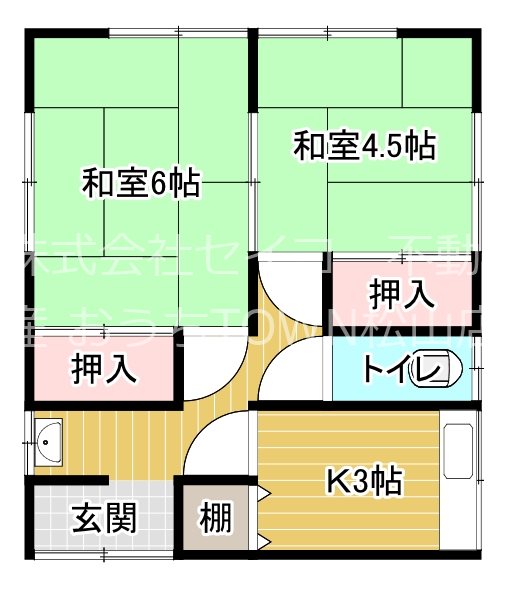 小栗5丁目アパートの間取り