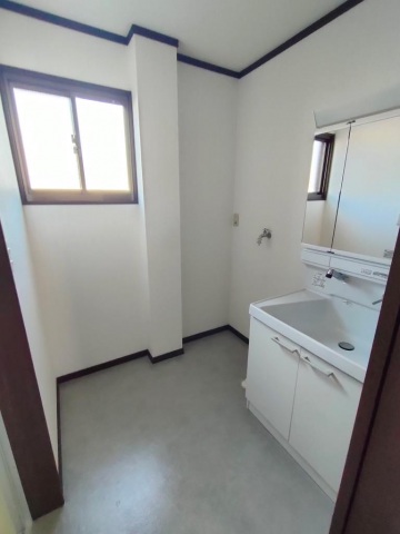 洗面設備　1号室写真です