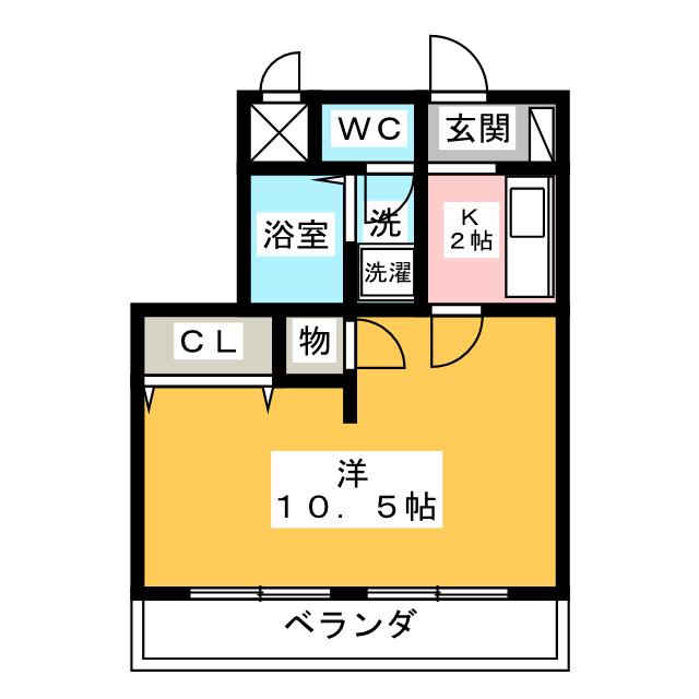 エクセレント　トミナガの間取り