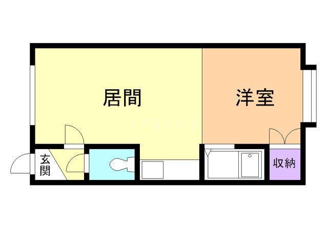 レオナ豊岡５・６の間取り