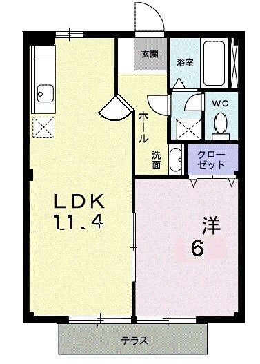 アーバン不知火の間取り