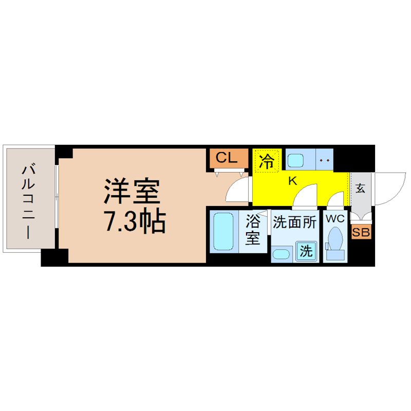 S-RESIDENCE志賀本通Northの間取り