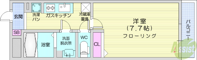 【リブリ・はやちね2号館の間取り】