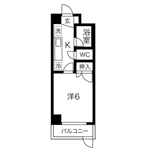 ダイアパレスリバーサイド八幡の間取り