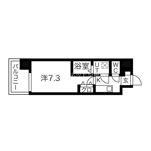 大阪市鶴見区緑のマンションの間取り