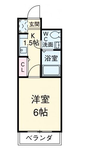 福岡市東区松島のマンションの間取り