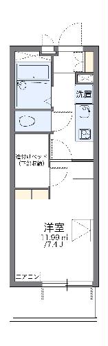 レオパレス康雲の間取り