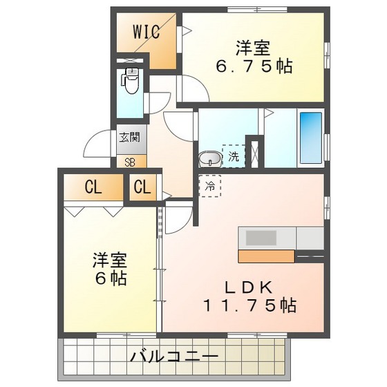 リビングタウン阿倉川Ａ・Ｂ・Ｃの間取り