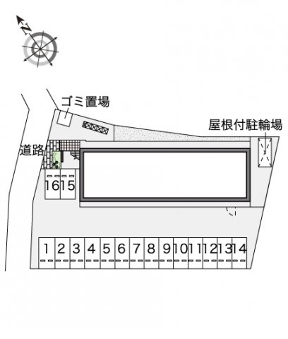 【北九州市小倉北区萩崎町のマンションの駐車場】