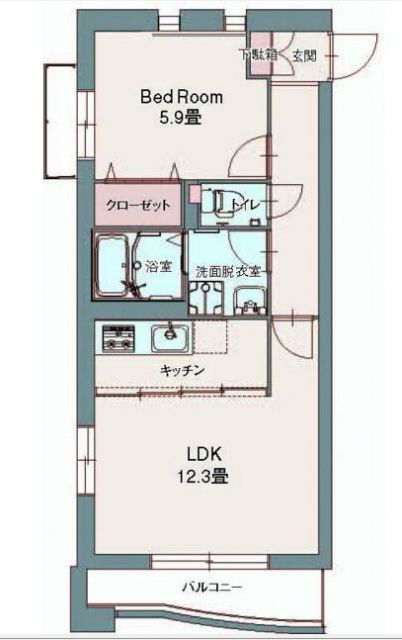 プレミアムコートみなみ野Iの間取り