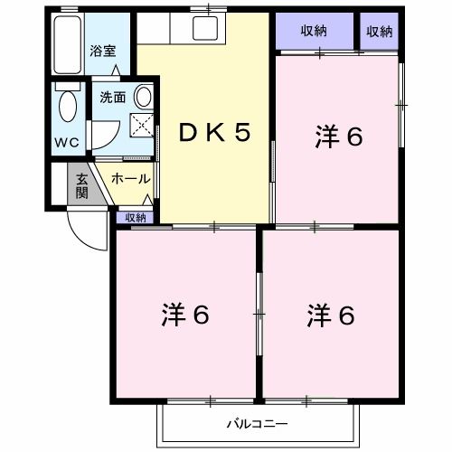 ディアスニュー柿橋Ａの間取り