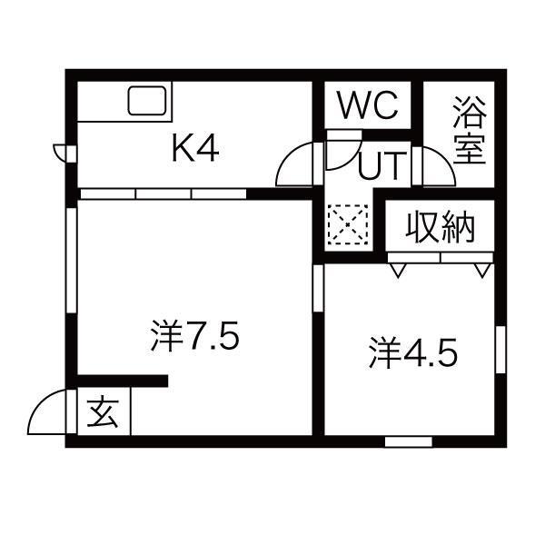 ＴＭタウンズの間取り