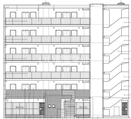 周南市三番町のマンションの建物外観