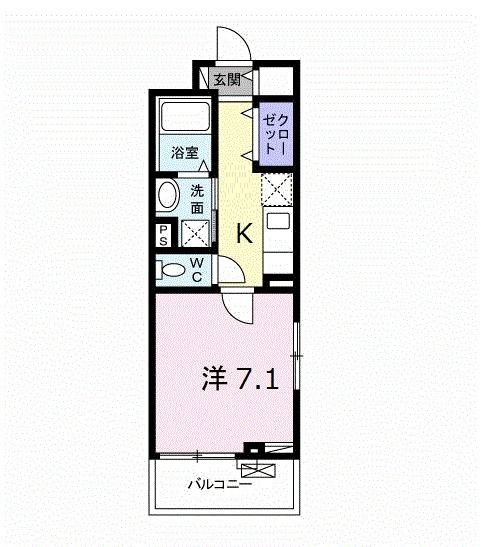 アンファン北鎌倉の間取り