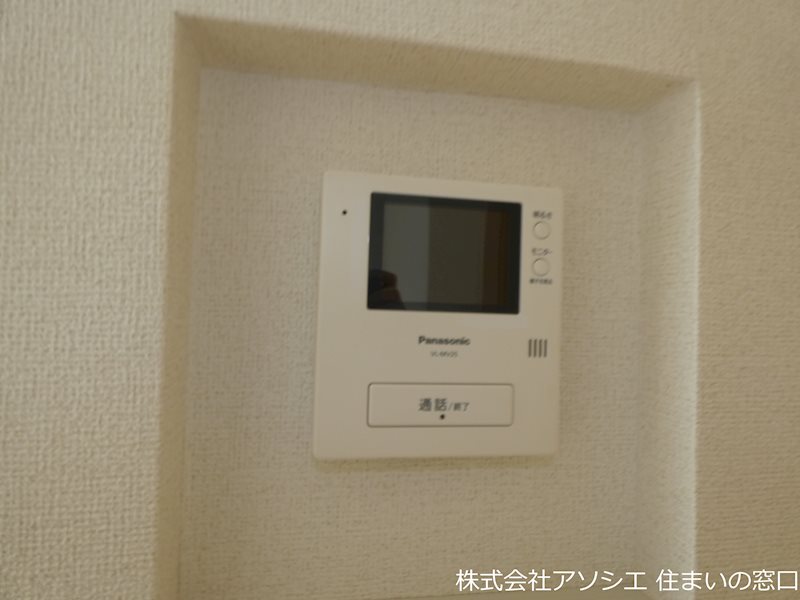 セキュリティ　モニター付きインターホン