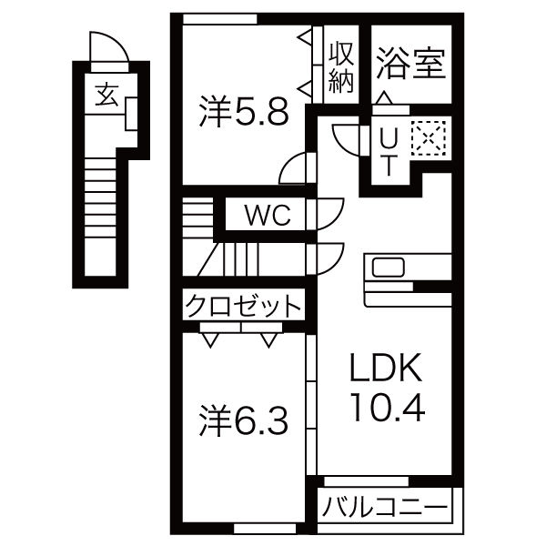 La Vita Brillante Iの間取り