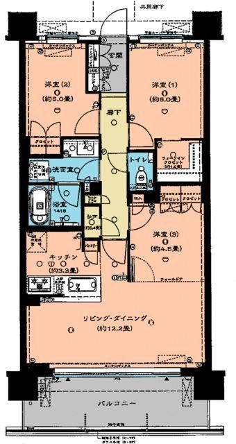 グレーシア海老名の間取り