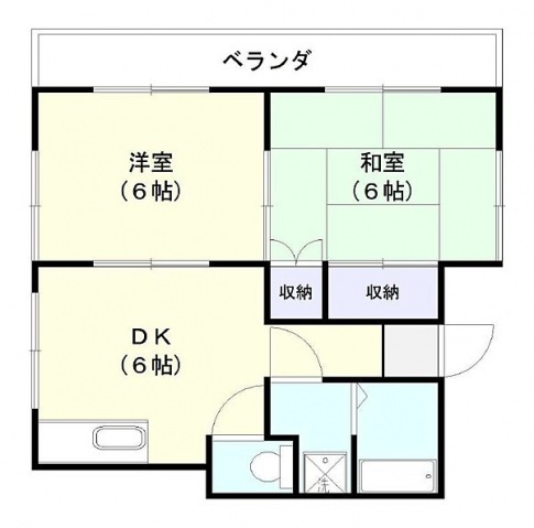 ダイヤモンド旭の間取り