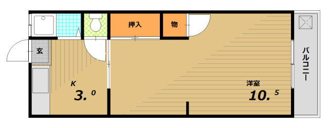 フォルテ鈴蘭台の間取り