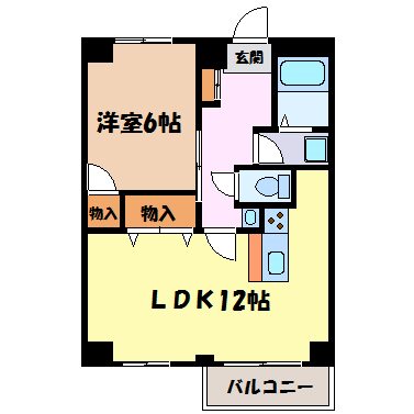 平和第２マンションの間取り