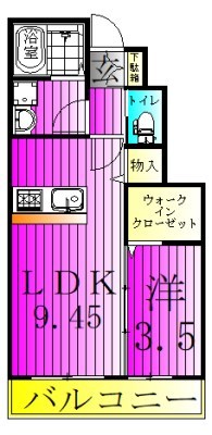 フェリーチェIの間取り