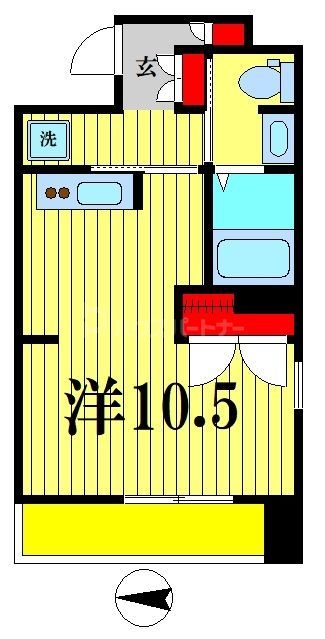 松戸市新松戸のマンションの間取り