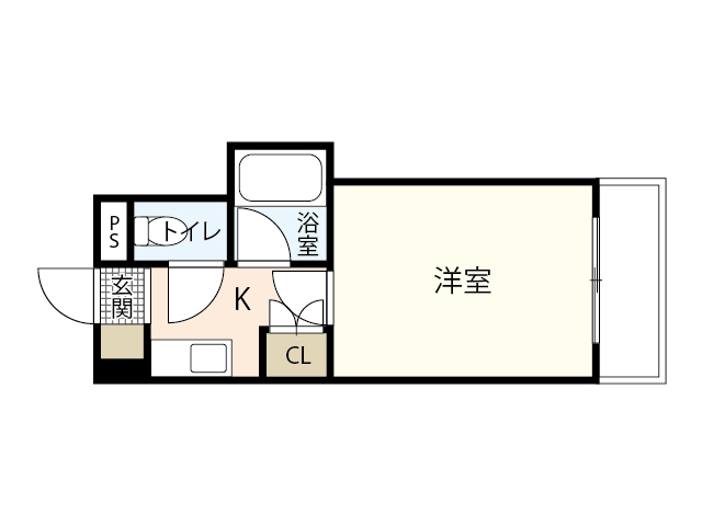 エステート古江新町の間取り